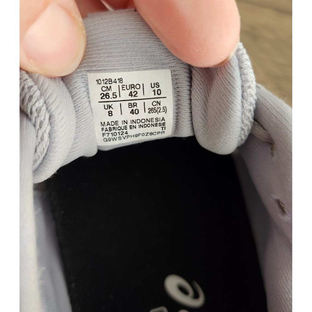ASICS Gel Excite 10 Gray Womens Size 10 Athletic Shoes 1012B418 Excellent - Picture 6 of 9